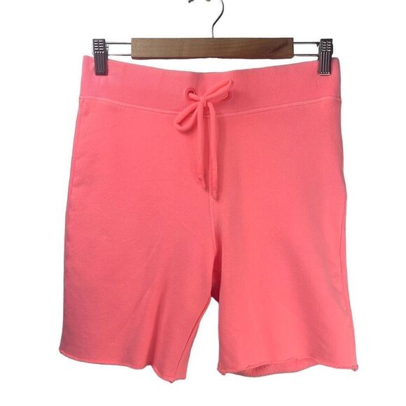 UGG Zahara High Rise Drawstring Biker Shorts In Coral Pink Size S New - Picture 1 of 8